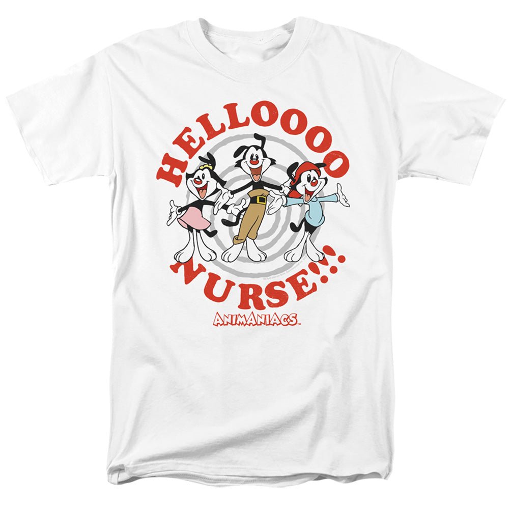 Animaniacs Hello Nurse Mens T Shirt White Officially Licensed - POPvault