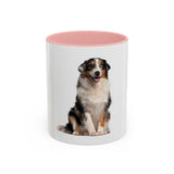 Australian Shepherd Color Accent Coffee Mug (11, 15oz) - POPvault