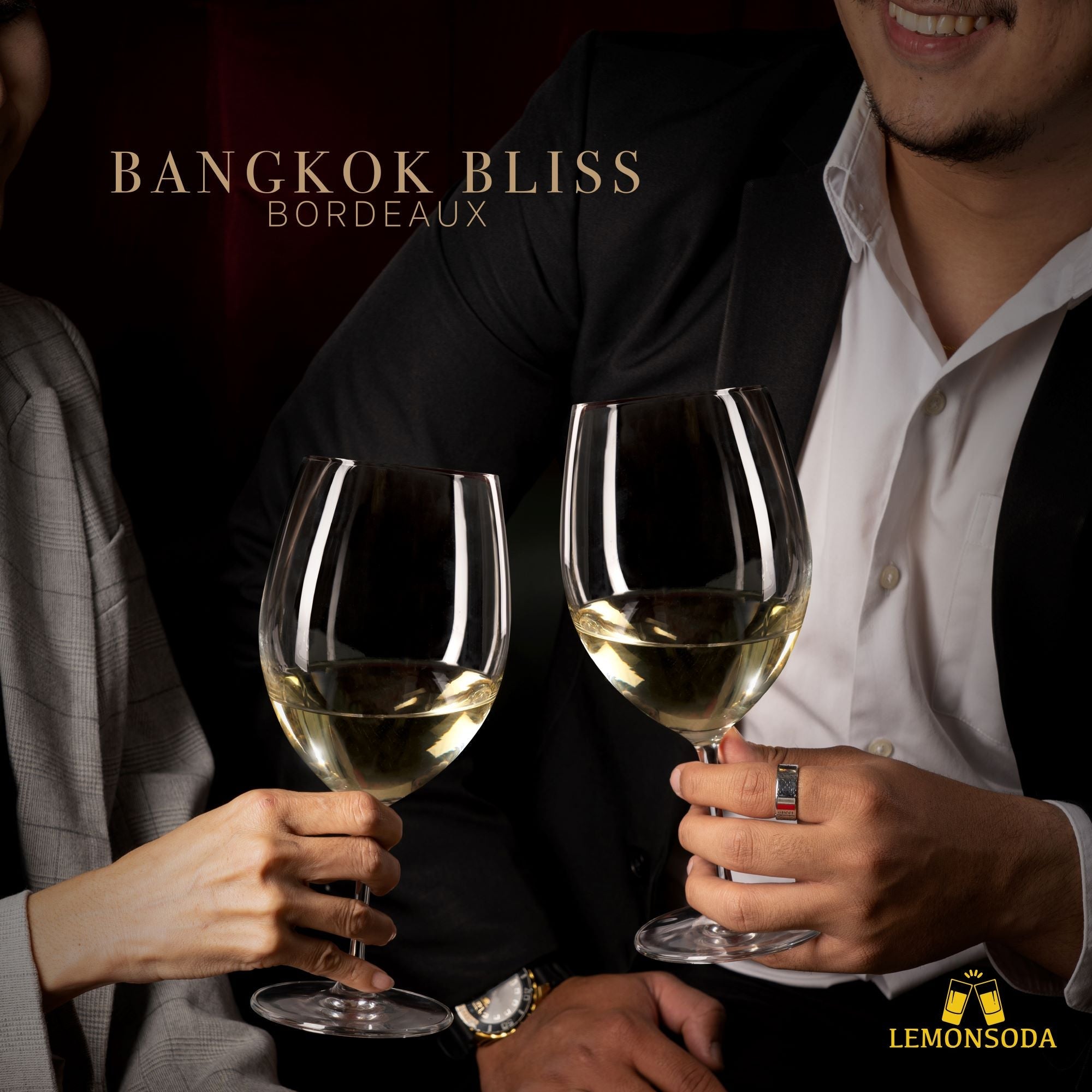 Bangkok Bliss Bordeaux Wine Glasses - (745 mL / 26 fl. oz.) - POPvault