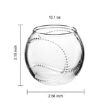 Baseball Whiskey 10 Oz. Glasses (Set of 4) - POPvault