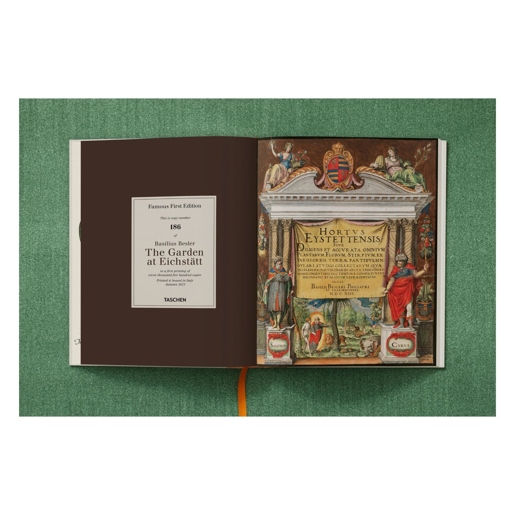 Basilius Besler. The Garden at Eichstätt (German, French, English) (FFE)-POPvault