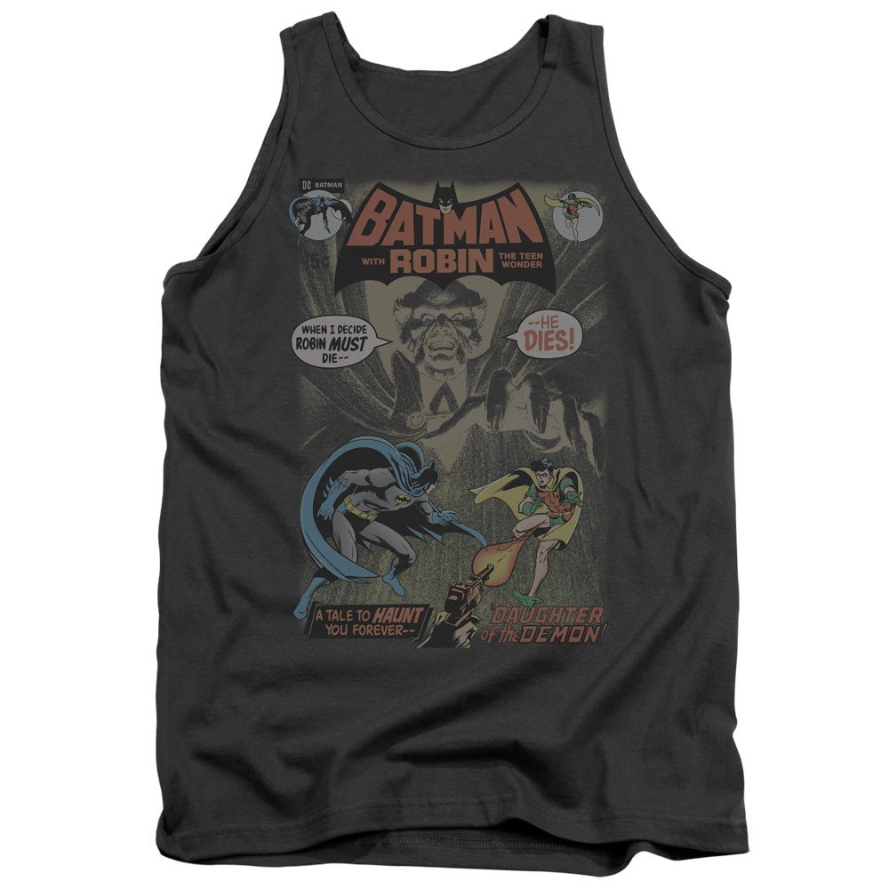 Batman 232 Cover Mens Tank Top Shirt Charcoal Officially Licensed - POPvault