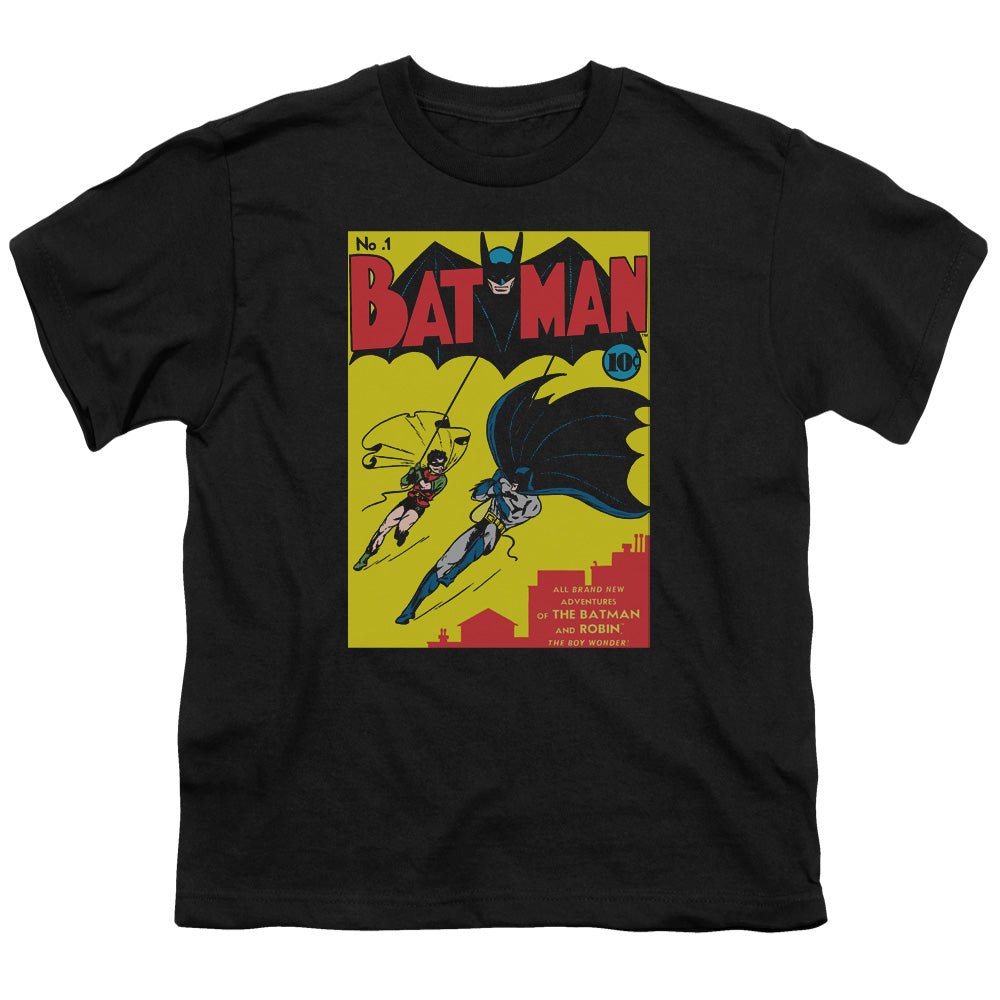 Batman Batman First Kids Youth T Shirt Black Officially Licensed - POPvault