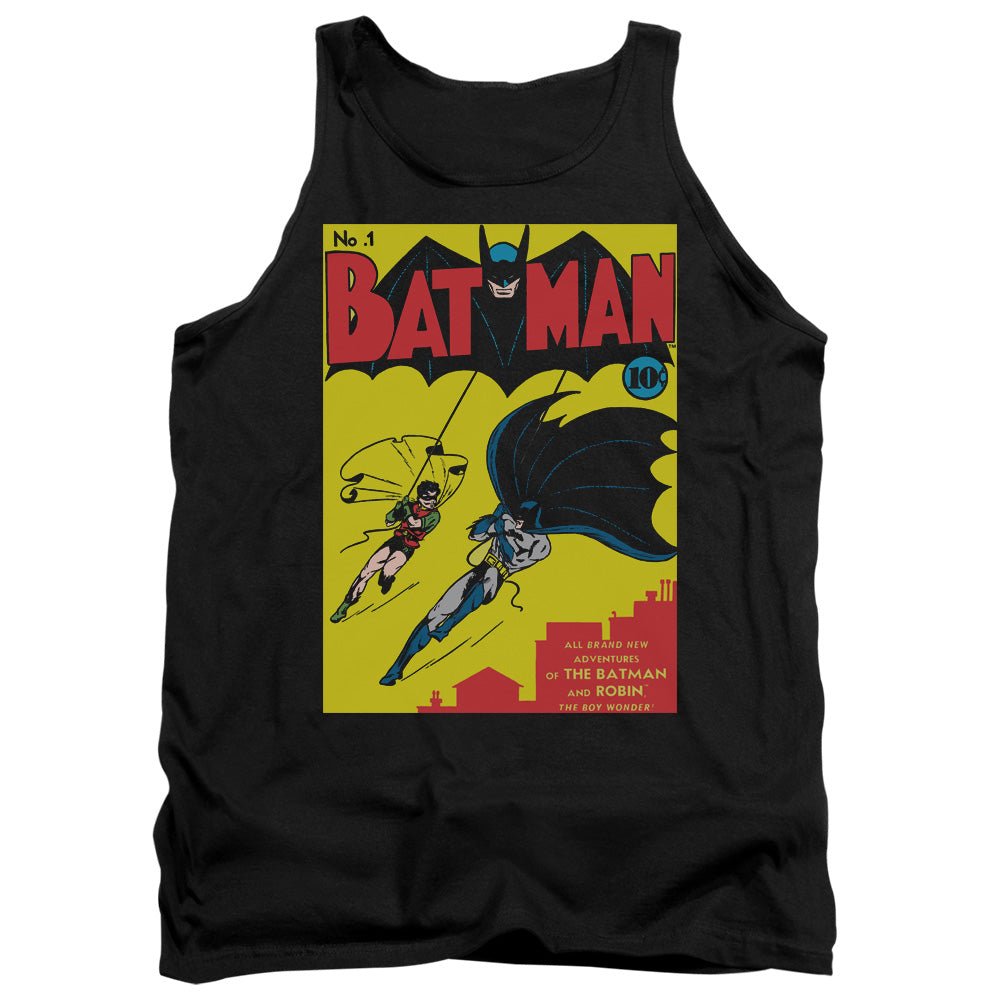 Batman Batman First Mens Tank Top Shirt Black Officially Licensed - POPvault