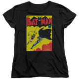 Batman Batman First Womens T Shirt Black Officially Licensed - POPvault