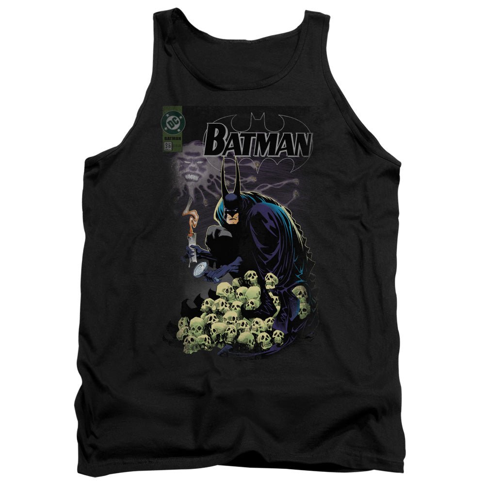 Batman Cover 516 Mens Tank Top Shirt Black Officially Licensed - POPvault