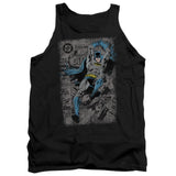 Batman Detective 487 Distress Mens Tank Top Shirt Black Officially Licensed - POPvault