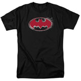 Batman Hardcore Noir Bat Logo Mens T Shirt Black Officially Licensed - POPvault