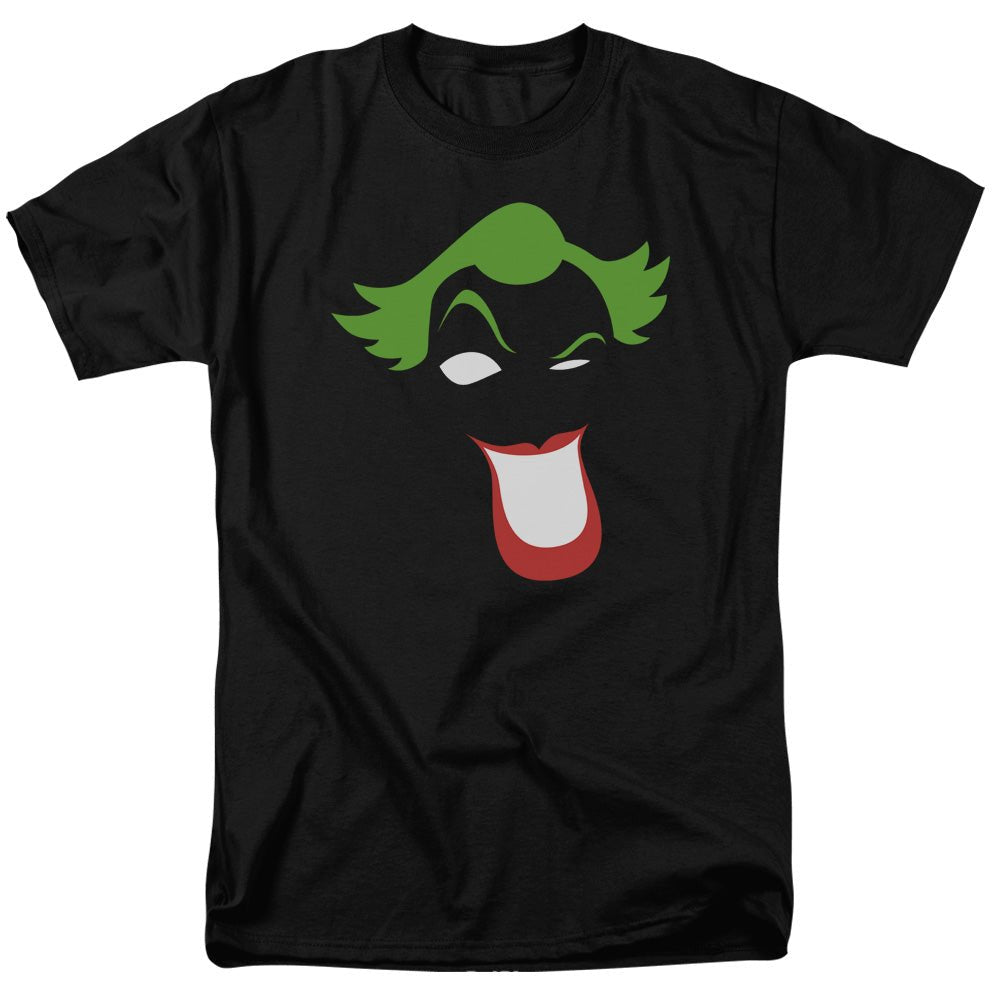 Batman Joker Simplified Mens T Shirt Black Officially Licensed - POPvault