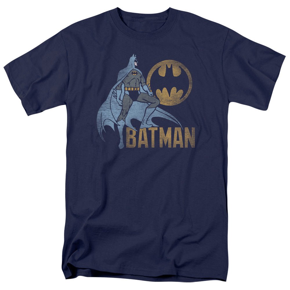 Batman Knight Watch Mens T Shirt Navy Blue Officially Licensed - POPvault