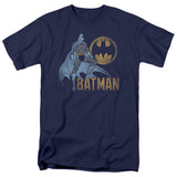Batman Knight Watch Mens T Shirt Navy Blue Officially Licensed - POPvault