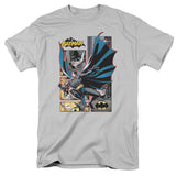 Batman Panels Mens T Shirt Silver Officially Licensed - POPvault
