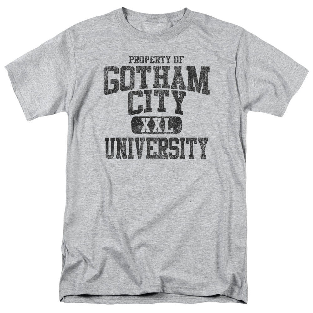 Batman Property Of Gcu Mens T Shirt Athletic Heather Officially Licensed - POPvault