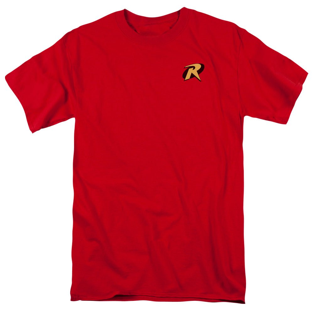 Batman Robin Logo Mens T Shirt Red Officially Licensed - POPvault