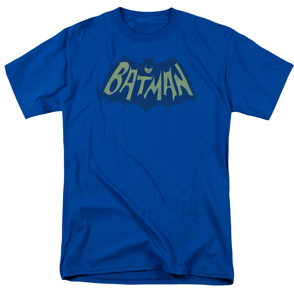 Batman Show Bat Logo Mens T Shirt Royal Blue Officially Licensed - POPvault