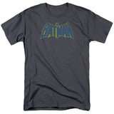 Batman Sketch Logo Mens T Shirt Charcoal Officially Licensed - POPvault