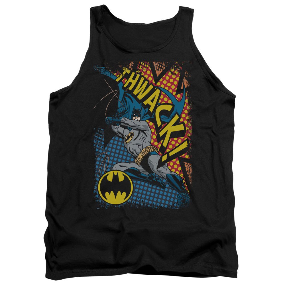 Batman Thwack Mens Tank Top Shirt Black Officially Licensed - POPvault