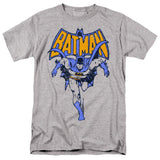 Batman Vintage Run Mens T Shirt Athletic Heather Officially Licensed - POPvault
