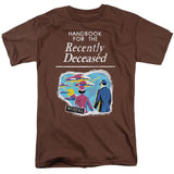 Beetlejuice The Handbook Mens T Shirt Coffee Officially Licensed - POPvault