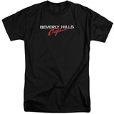 Beverly Hills Cop Logo Mens Tall T Shirt Black Officially Licensed - POPvault