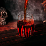 Bloody Hand Skeleton 12 Oz. Wine Glass Single - POPvault