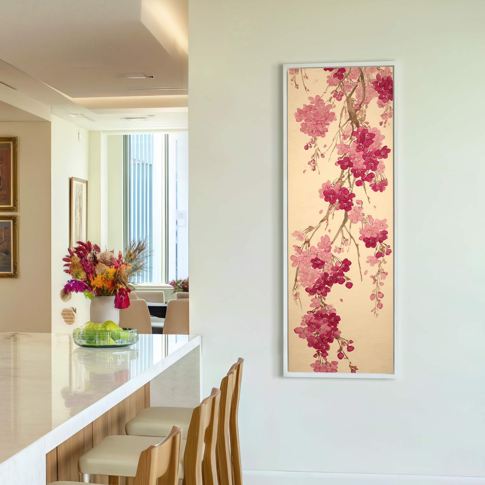 Blossoming Cherry Branches Canvas Print - POPvault