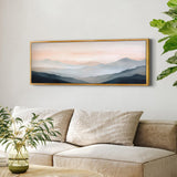 Blue Mountain Canvas Wall Art - Abstract Canvas Art - POPvault