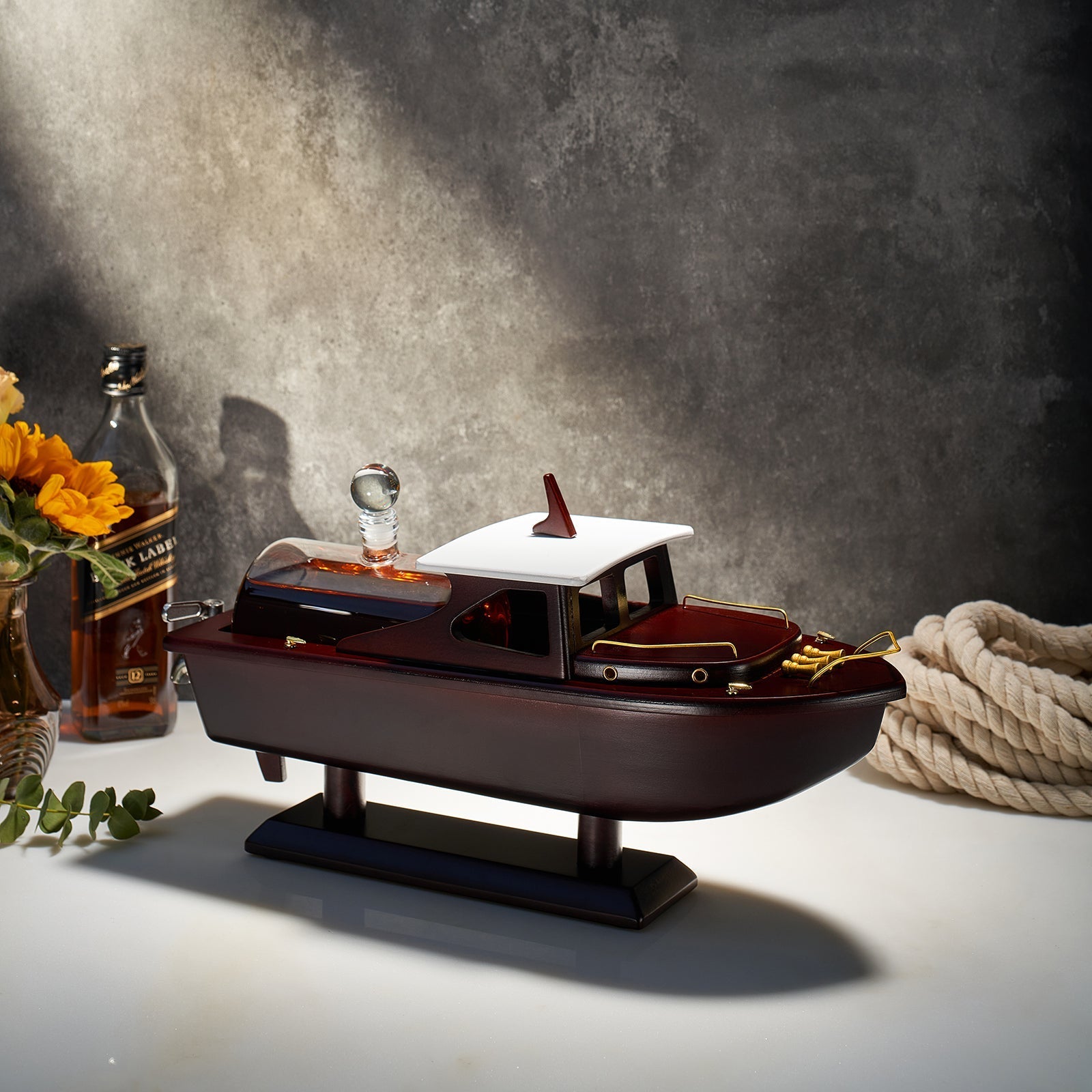 Boat Whiskey & Wine Decanter Set 800ml - POPvault