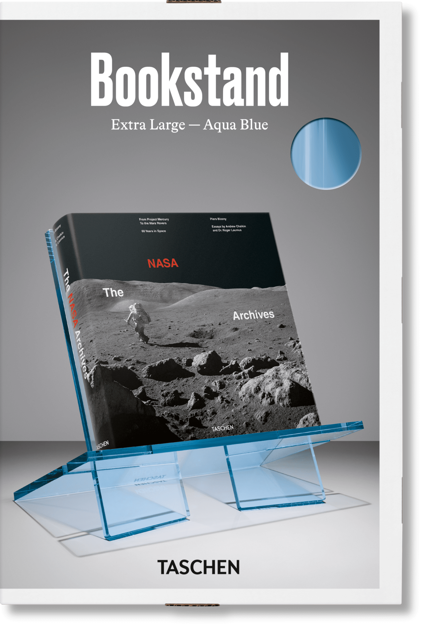 Bookstand. Extra - Large. Aqua Blue - POPvault