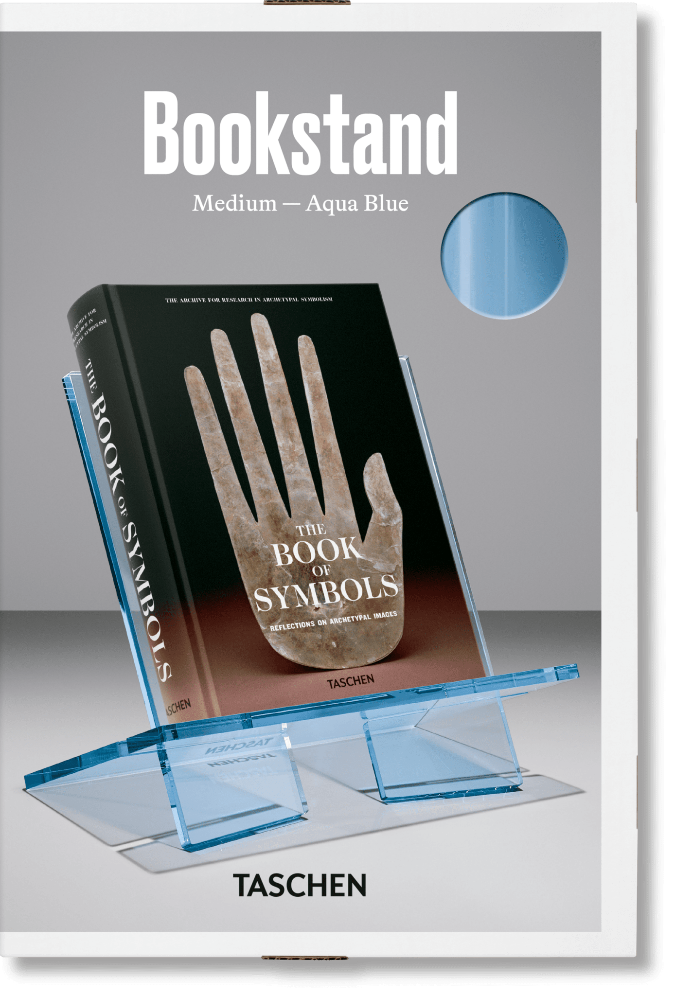 Bookstand. Medium. Aqua Blue - POPvault