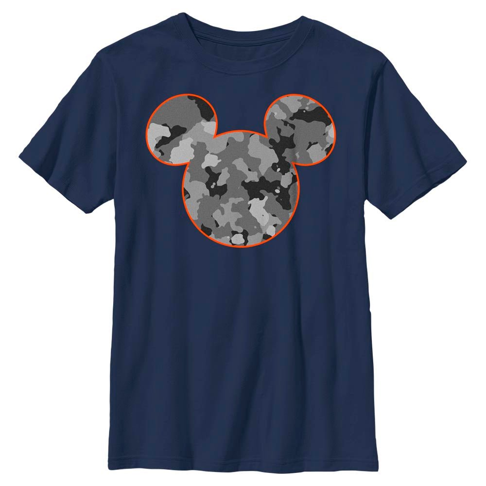 Boy's Disney Camo Mouse Icon T-Shirt - POPvault