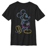 Boy's Disney Neon Mickey T-Shirt - POPvault