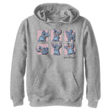 Boy's Disney Stitch Poses Lightweight Hoodie - POPvault