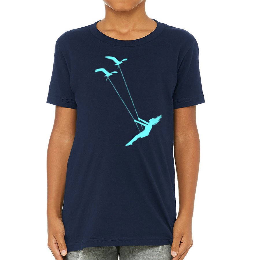 Boy's Flying Bird Swing T-Shirt - POPvault