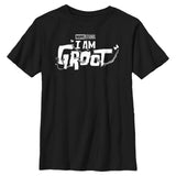 Boy's Marvel Groot White Logo T-Shirt - POPvault
