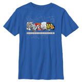 Boy's Marvel Spider - Man Beyond Amazing COMIC CLIPPINGS BEYOND T - Shirt - POPvault