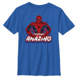 Boy's Marvel Spider-Man Beyond Amazing SPIDEY POSE BEYOND T-Shirt - POPvault - Licensed - Marvel Comics - Official