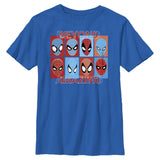 Boy's Marvel Spider-Man Beyond Amazing SPIDEY SQUARES BEYOND T-Shirt - POPvault - Licensed - Marvel Comics - Official