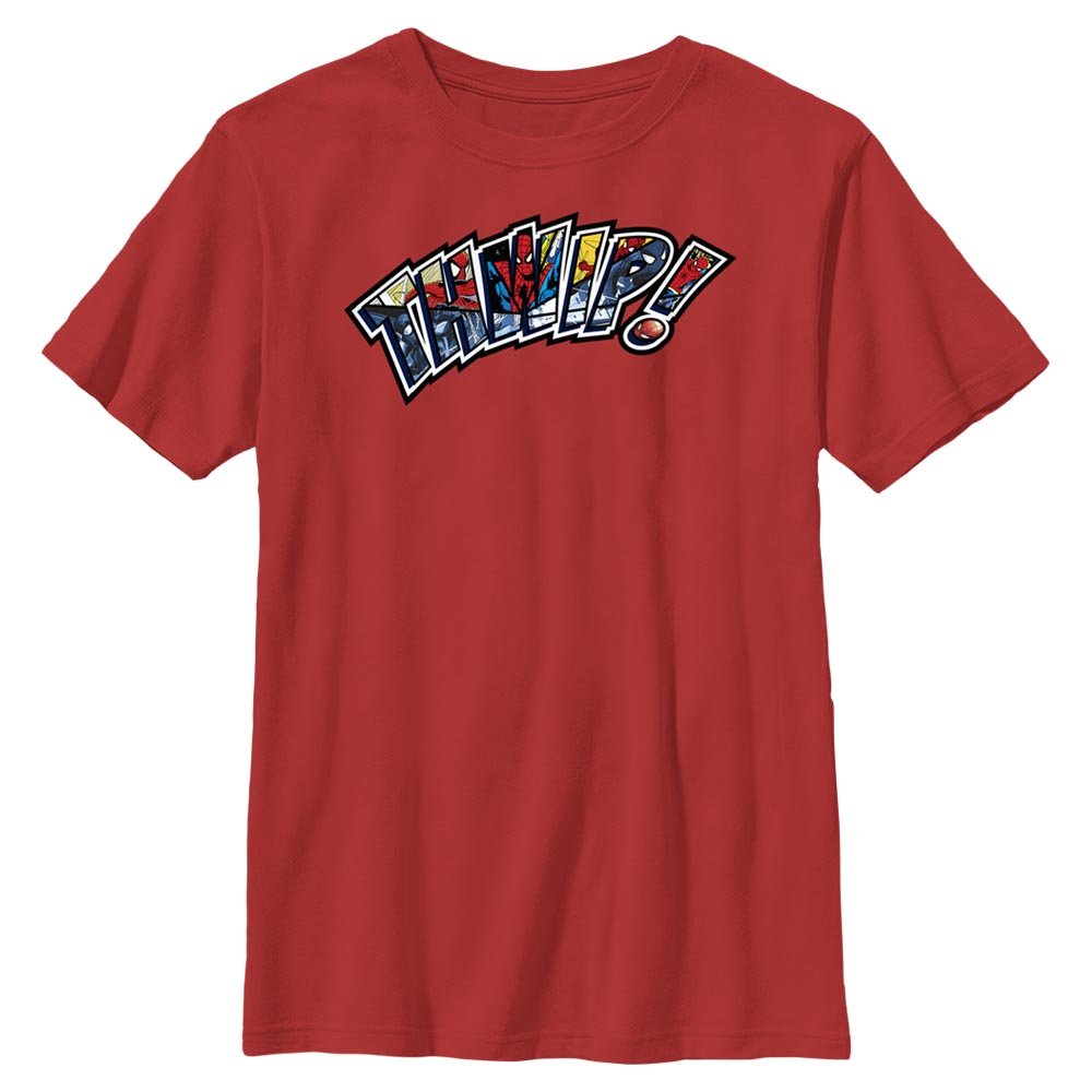 Boy's Marvel Spider - Man Beyond Amazing THWIP SPIDEY PANELS T - Shirt - POPvault