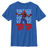 Boy's Marvel Spider-Man Beyond Amazing VINTAGE 77 SPIDEY T-Shirt - POPvault - Licensed - Marvel Comics - Official