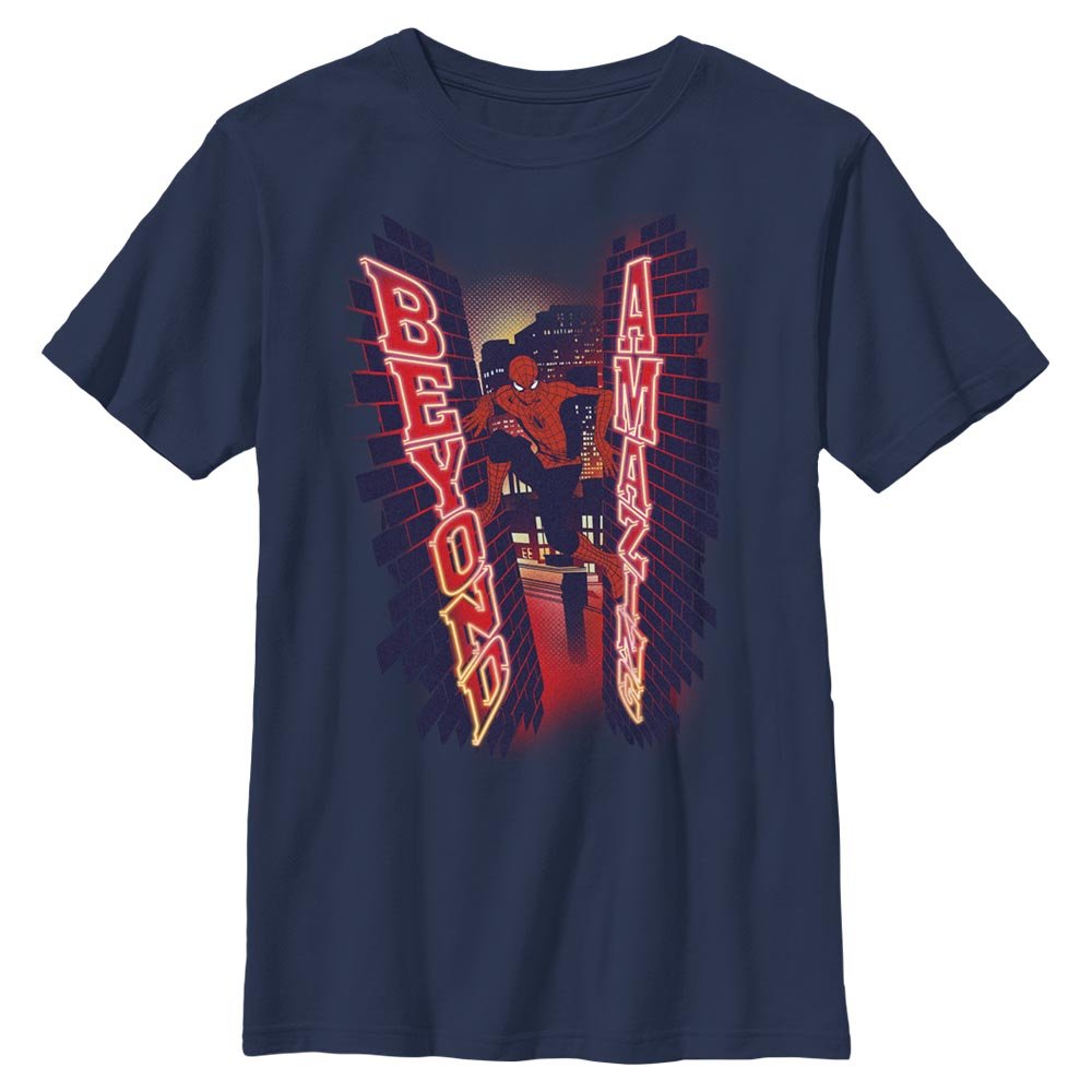 Boy's Marvel Spider - Man Beyond Amazing WALL CLIMB BEYOND T - Shirt - POPvault