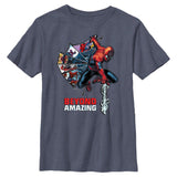 Boy's Marvel Spider-Man Beyond Amazing WEB COMIC HALF T-Shirt - POPvault - Licensed - Marvel Comics - Official