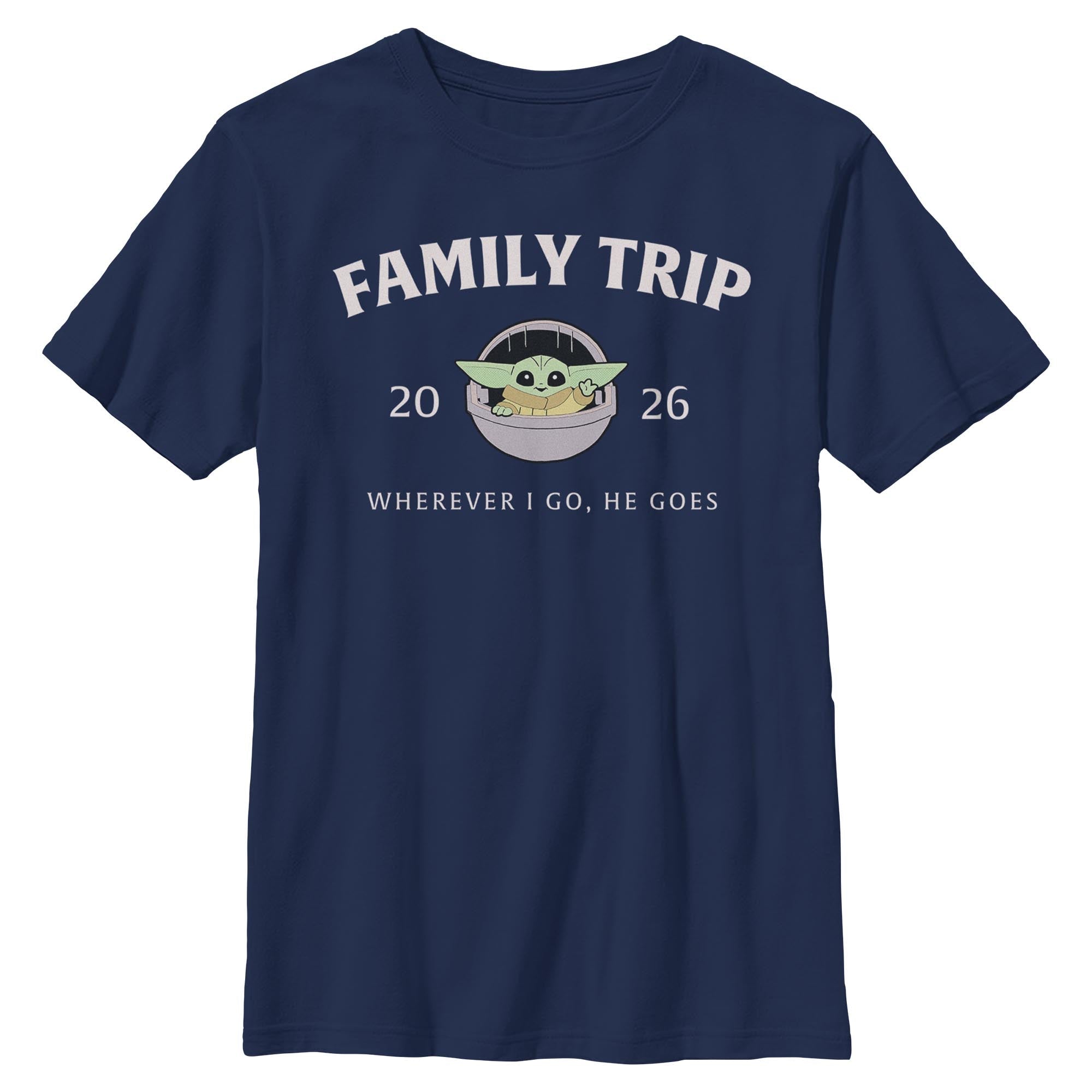 Boy's Star Wars Grogu Family Trip T-Shirt - POPvault