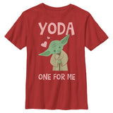 Boy's Star Wars YODA ONE FOR ME T-Shirt - POPvault