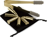 Bullet Whiskey 1.75 Inch Gold Chiller Rocks (Set of 6) - POPvault
