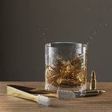Bullet Whiskey 1.75 Inch Gold Chiller Rocks (Set of 6) - POPvault