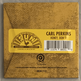 Carl Perkins - Honey, Don't Sun Records 3-inch Vinyl Single-POPvault
