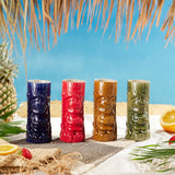 Ceramic Hawaiian Tiki Mugs Set of 4 (17 oz) - POPvault