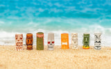 Ceramic Tiki Mugs, Set of 8 - 18 - 23.5oz - Perfect for Exotic Cocktails, Iced Tea, Soda, Mai Tai, Long Island - POPvault