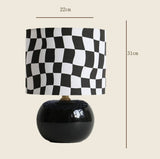 Checkered Ceramic Lamp - POPvault
